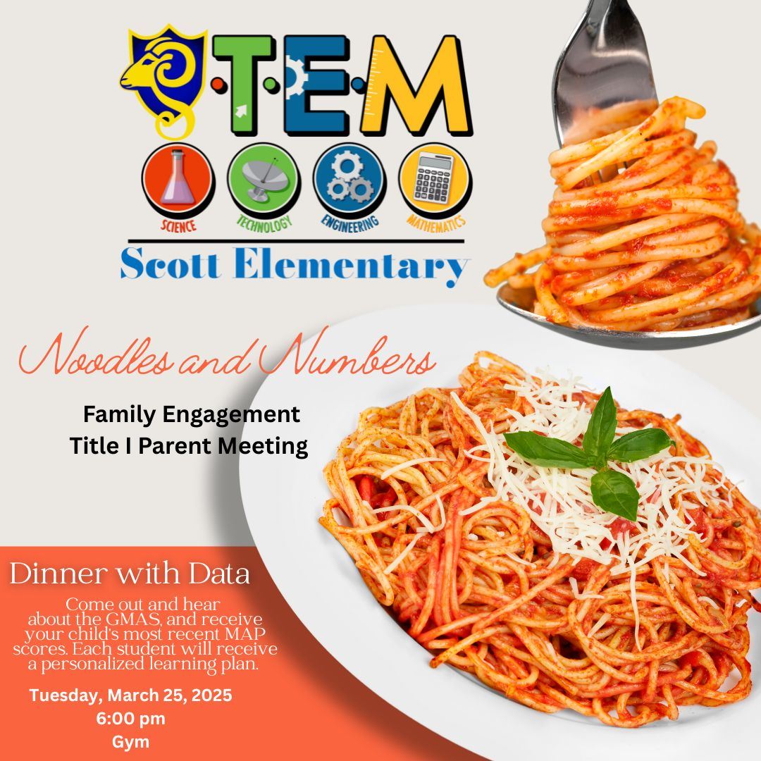  Dinner with Data Title I Parent Meeting